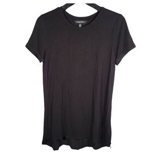 ELLEN TRACY Ladie's black Tunic Top